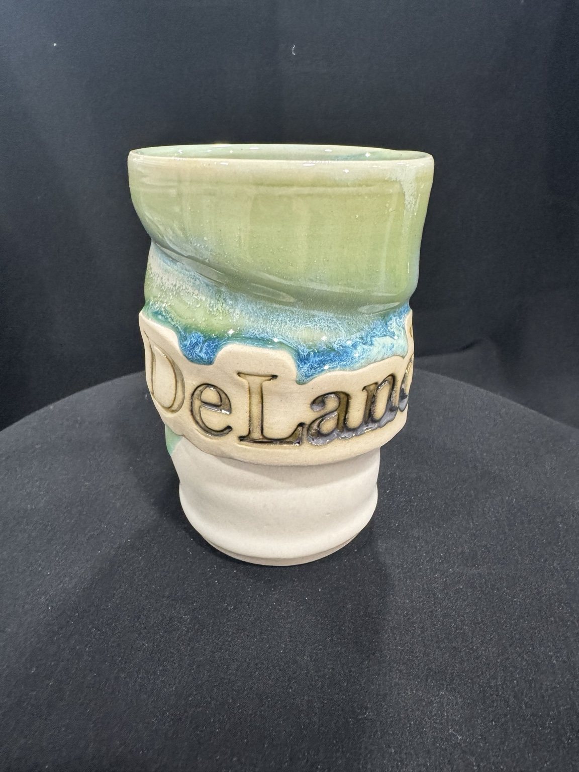 DeLand pottery tumbler